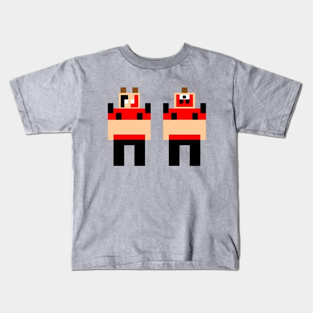 Pixel Rush Men Kids T-Shirt by JasonVoortees